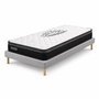 Voir la diapositive 2 : PROVENCE LITERIE Ensemble Sommier Tapissier et Matelas Soutien Ferme Mousse