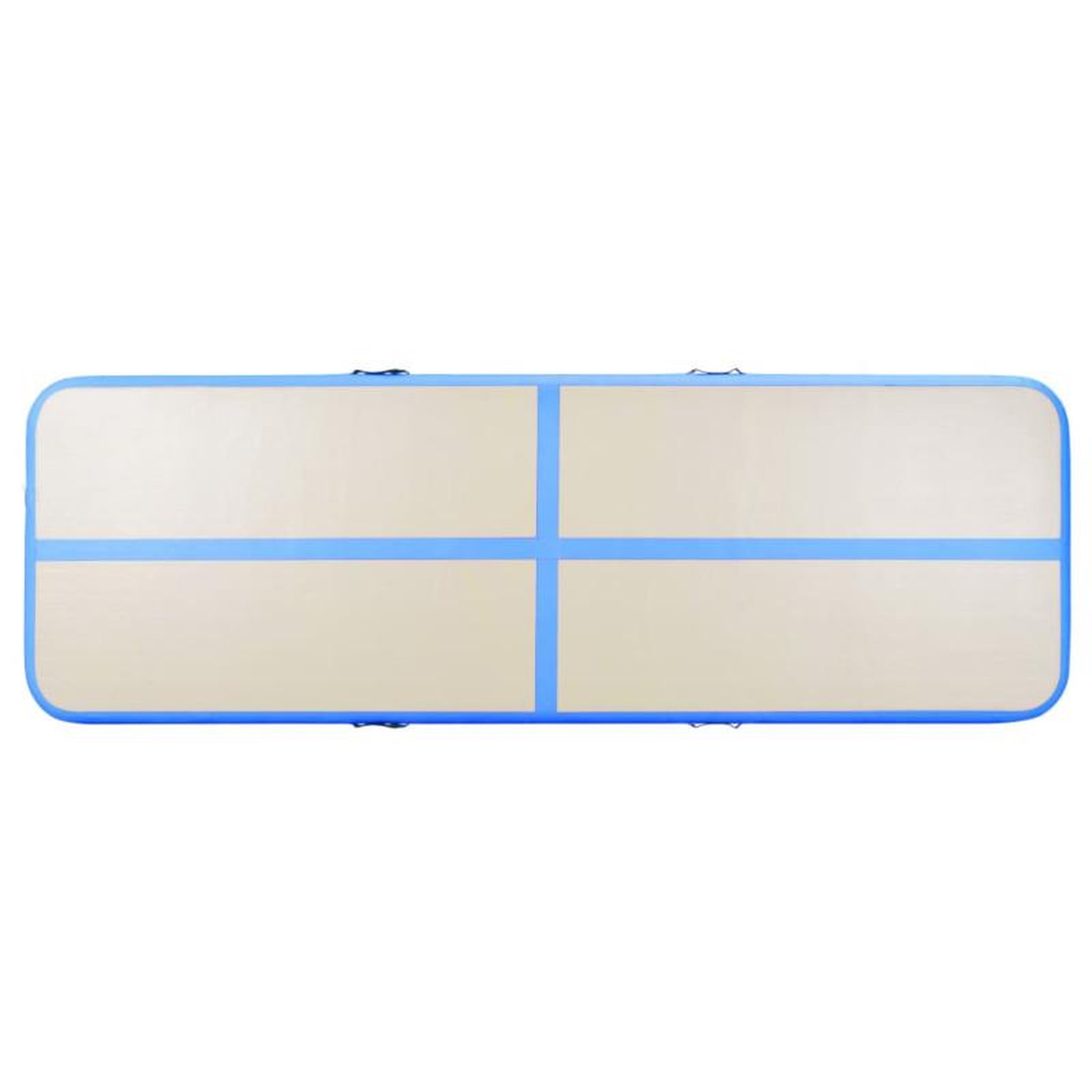 Voir la diapositive 5 : VIDAXL Tapis gonflable de gymnastique avec pompe 500x100x10cm PVC Bleu