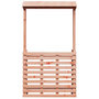 Voir la diapositive 4 : VIDAXL Table de bar d'exterieur et toit 112,5x57x195,5 cm bois massif