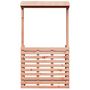 Voir la diapositive 4 : VIDAXL Table de bar d'exterieur et toit 112,5x57x195,5 cm bois massif