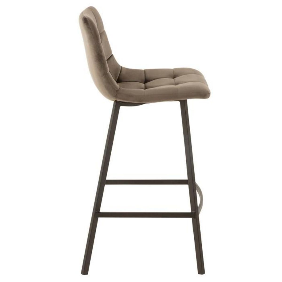 Paris Prix Chaise de Bar Design  Olivier  95cm Gris Foncé