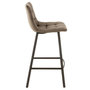 Voir la diapositive 3 : Paris Prix Chaise de Bar Design  Olivier  95cm Gris Foncé