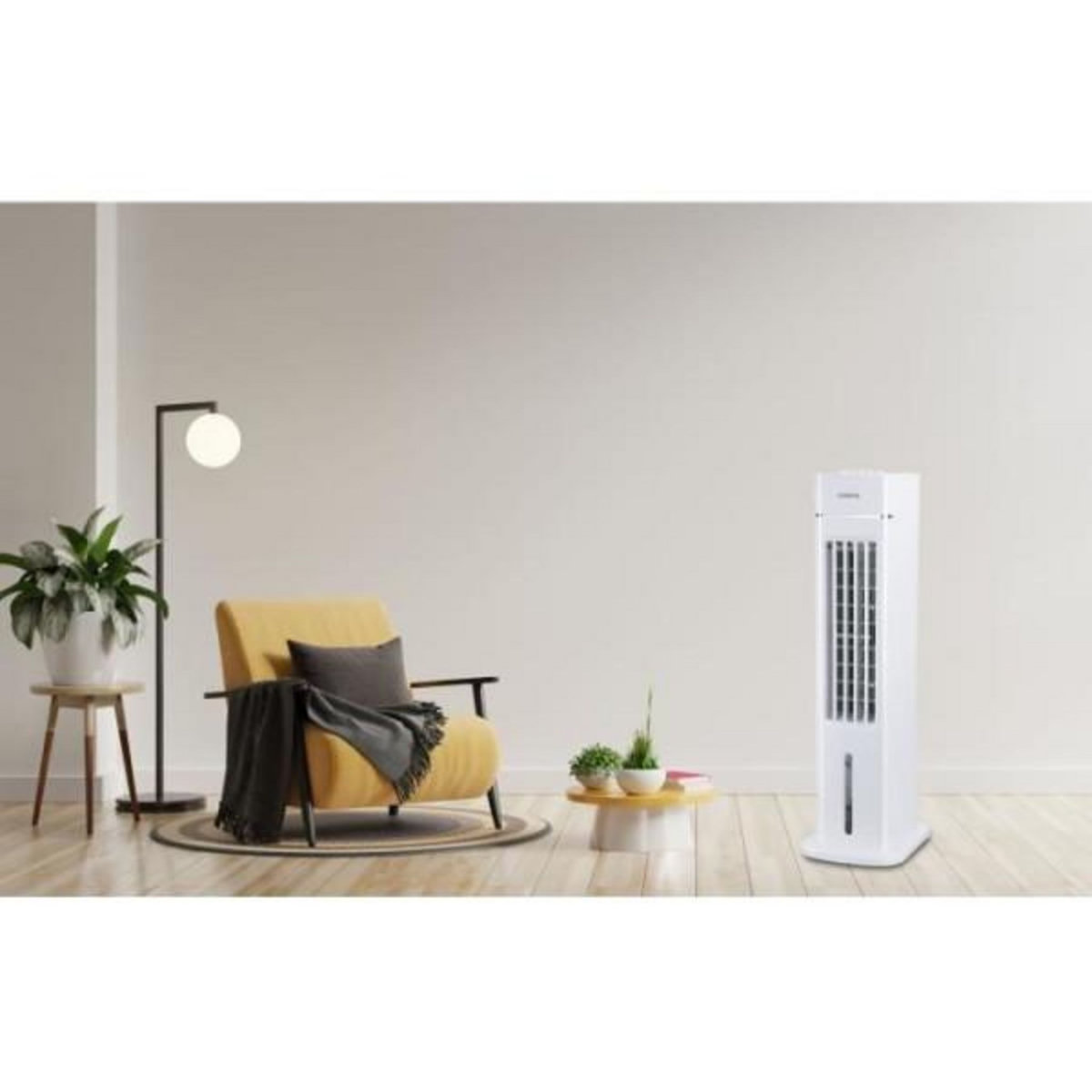 OCEANIC OCEANIC Rafraîchisseur d'air Ventilateur colonne OCEANIC - 70W - Hauteur 76.5 cm - 3,5L - 3 vitesses - Oscillant - Blanc