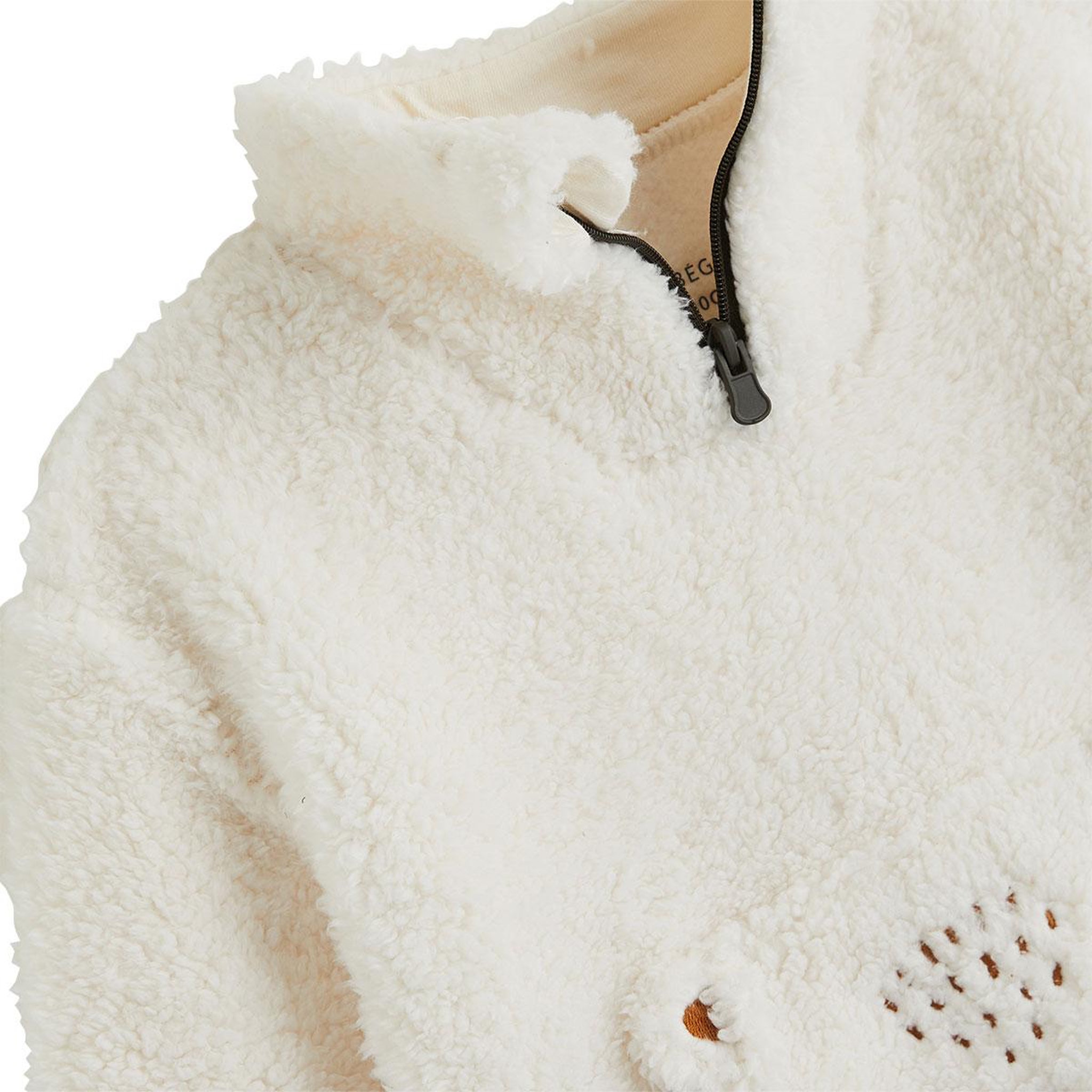 Voir la diapositive 3 : PETIT BEGUIN Ensemble bébé sweat et pantalon en sherpa ginkgo
