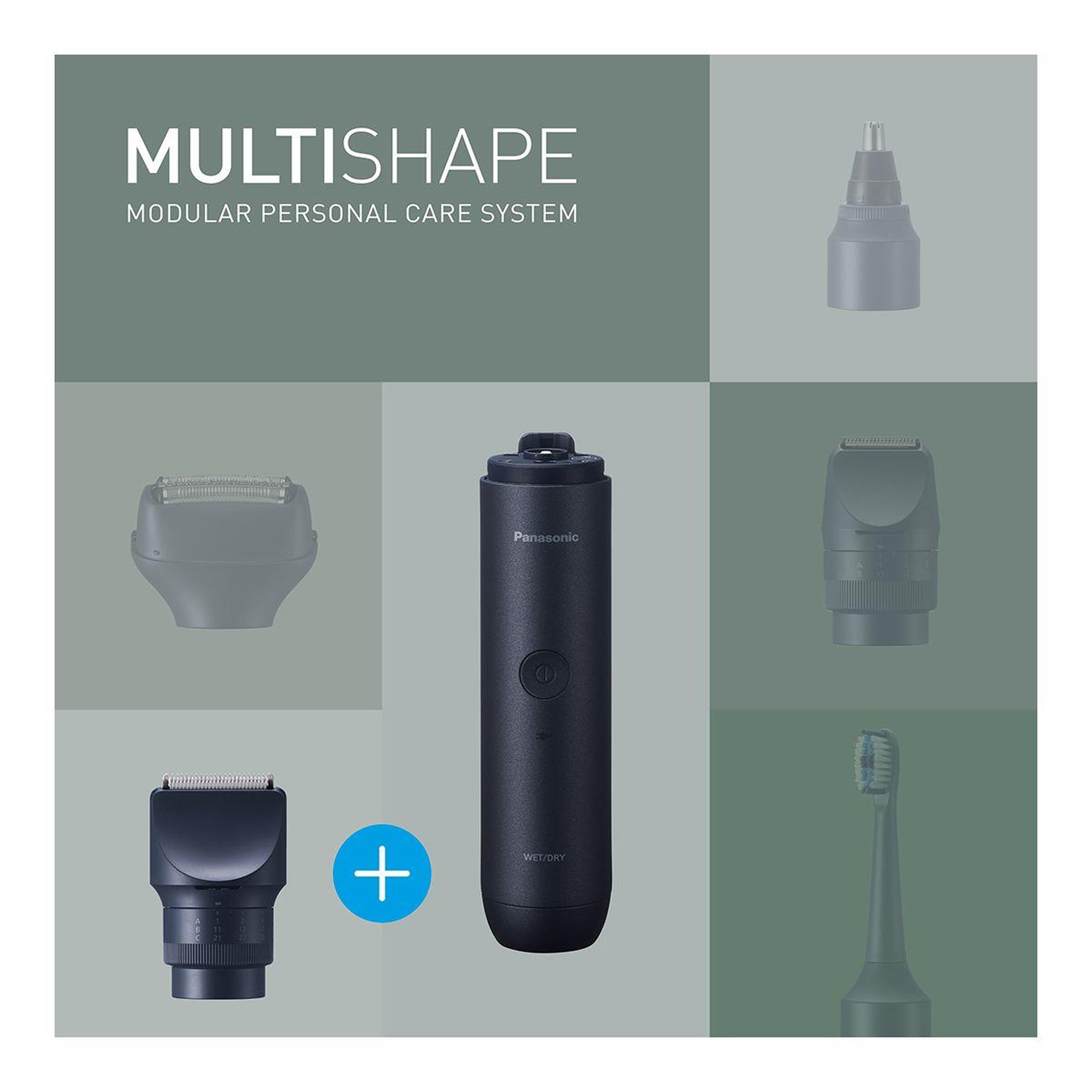 Voir la diapositive 2 : PANASONIC Tondeuse multi usages multishape er-ckl2-a301, molette réglable, 58 hauteurs de coupe, précision 0,5 mm, autonomie 70 mn