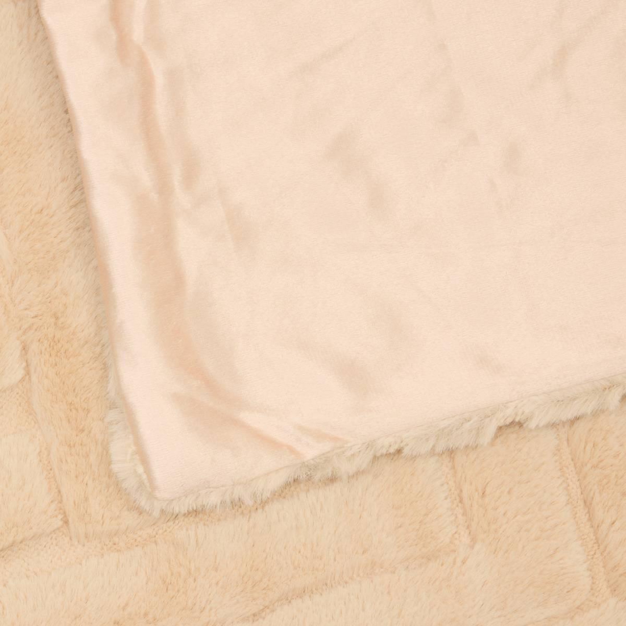 Voir la diapositive 2 : ATMOSPHERA Plaid xl imitation fourrure  arka  180x230cm beige