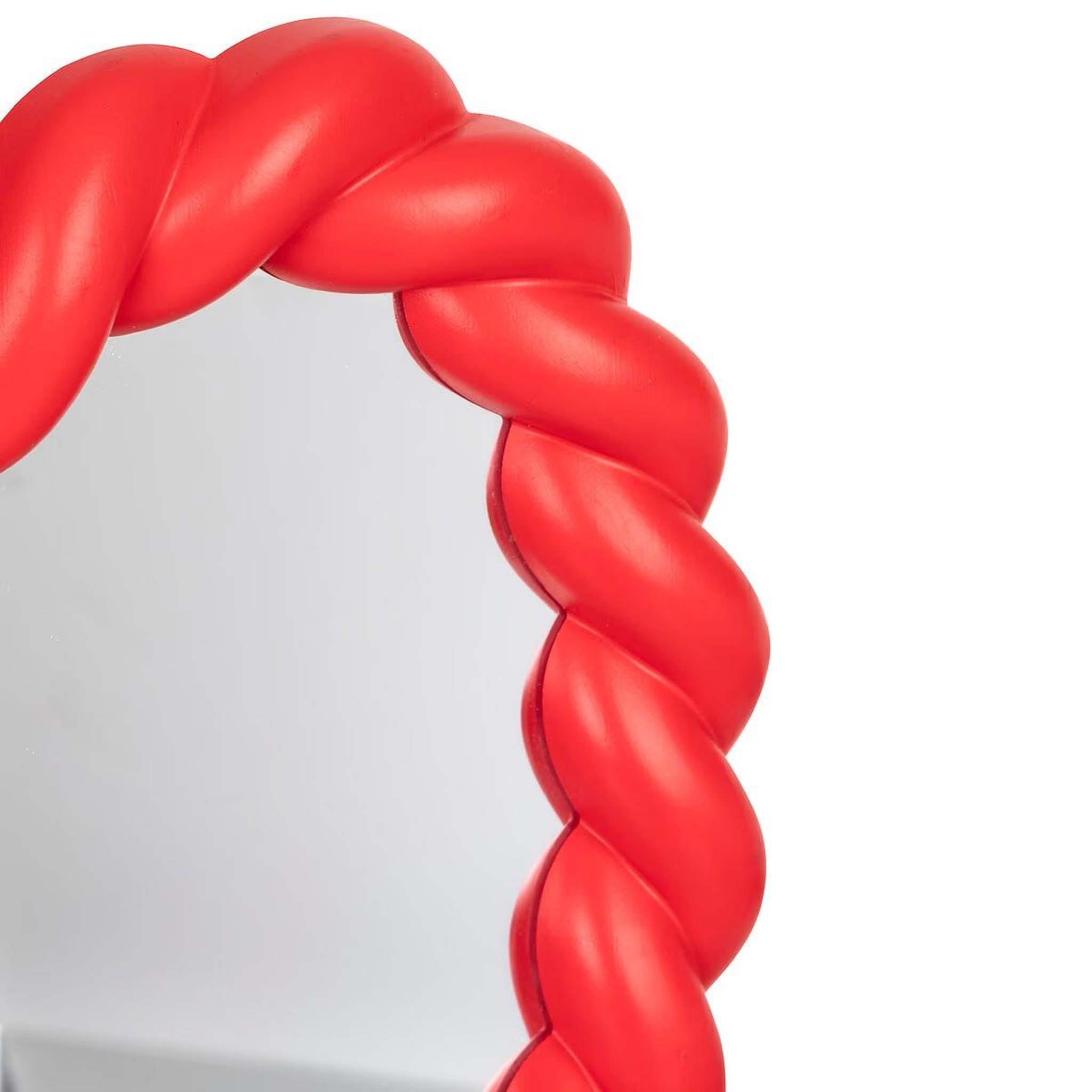 Voir la diapositive 2 : Atmosphera Kids Miroir enfant cœur torsadé  amour  33cm rouge