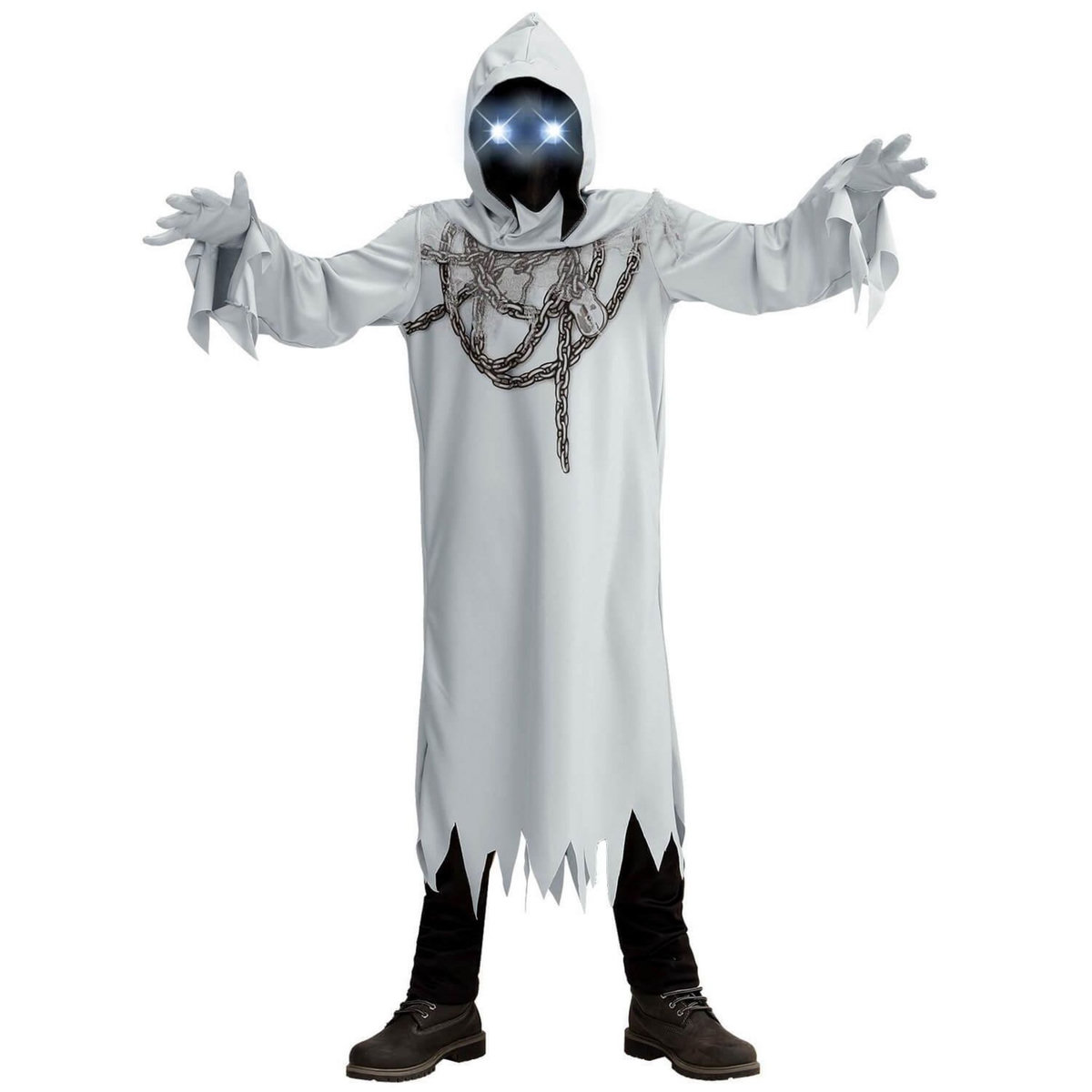 WIDMANN Déguisement fantôme enchaîné - Enfant - 11/13 ans (145 à 158 cm)