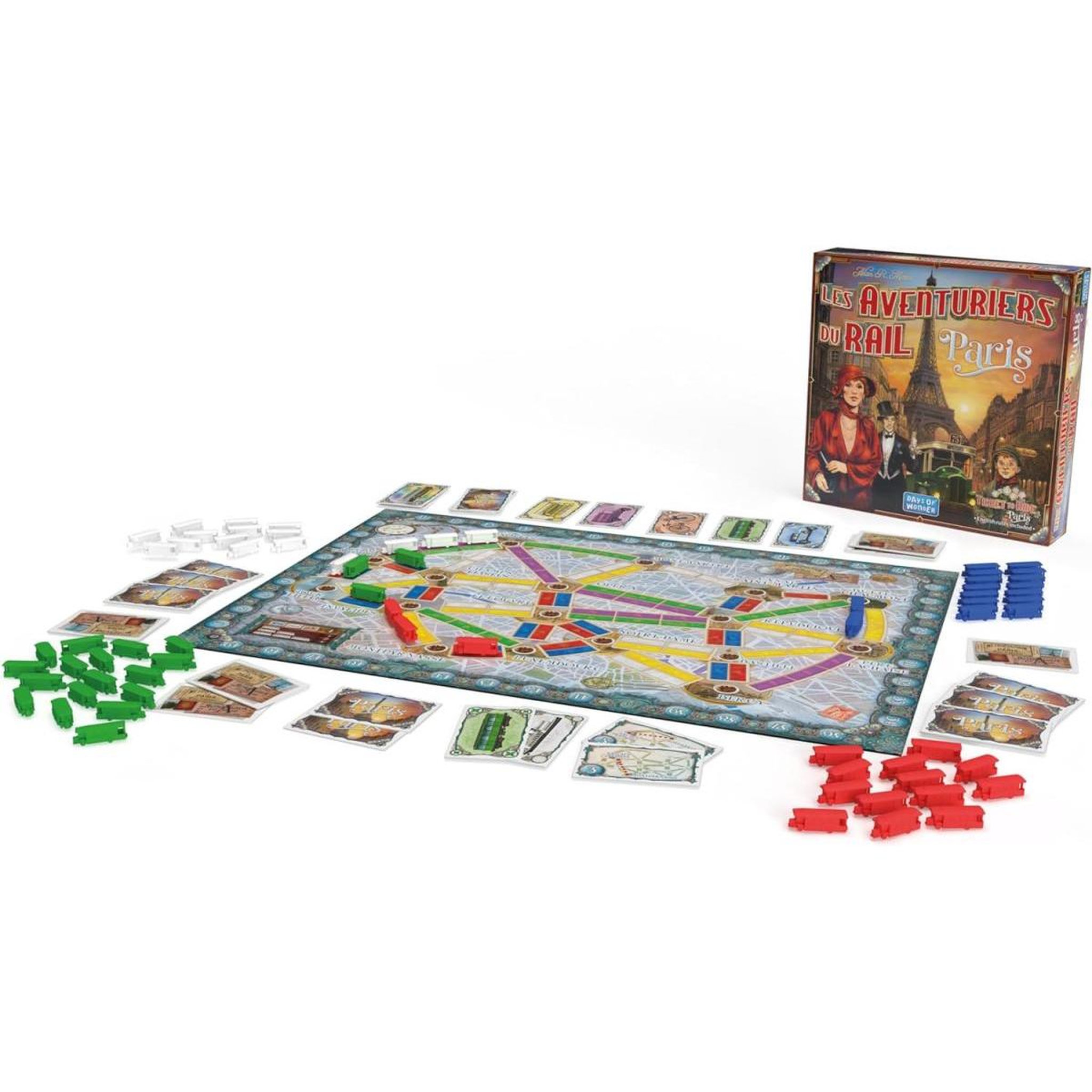 Voir la diapositive 2 : Asmodee Les aventuriers du rail - Paris