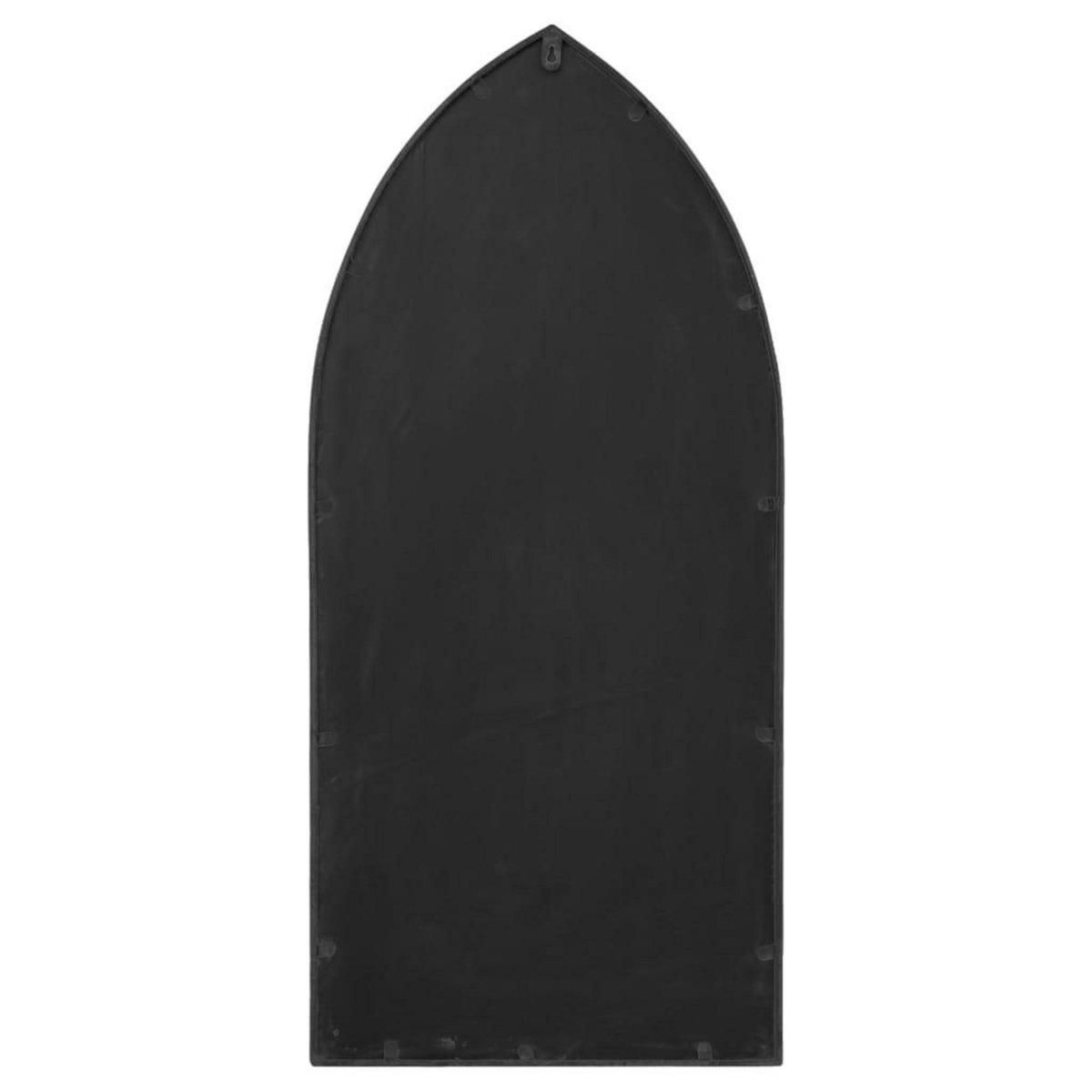 VIDAXL Miroir de jardin Noir 70x30 cm Fer pour utilisation exterieure