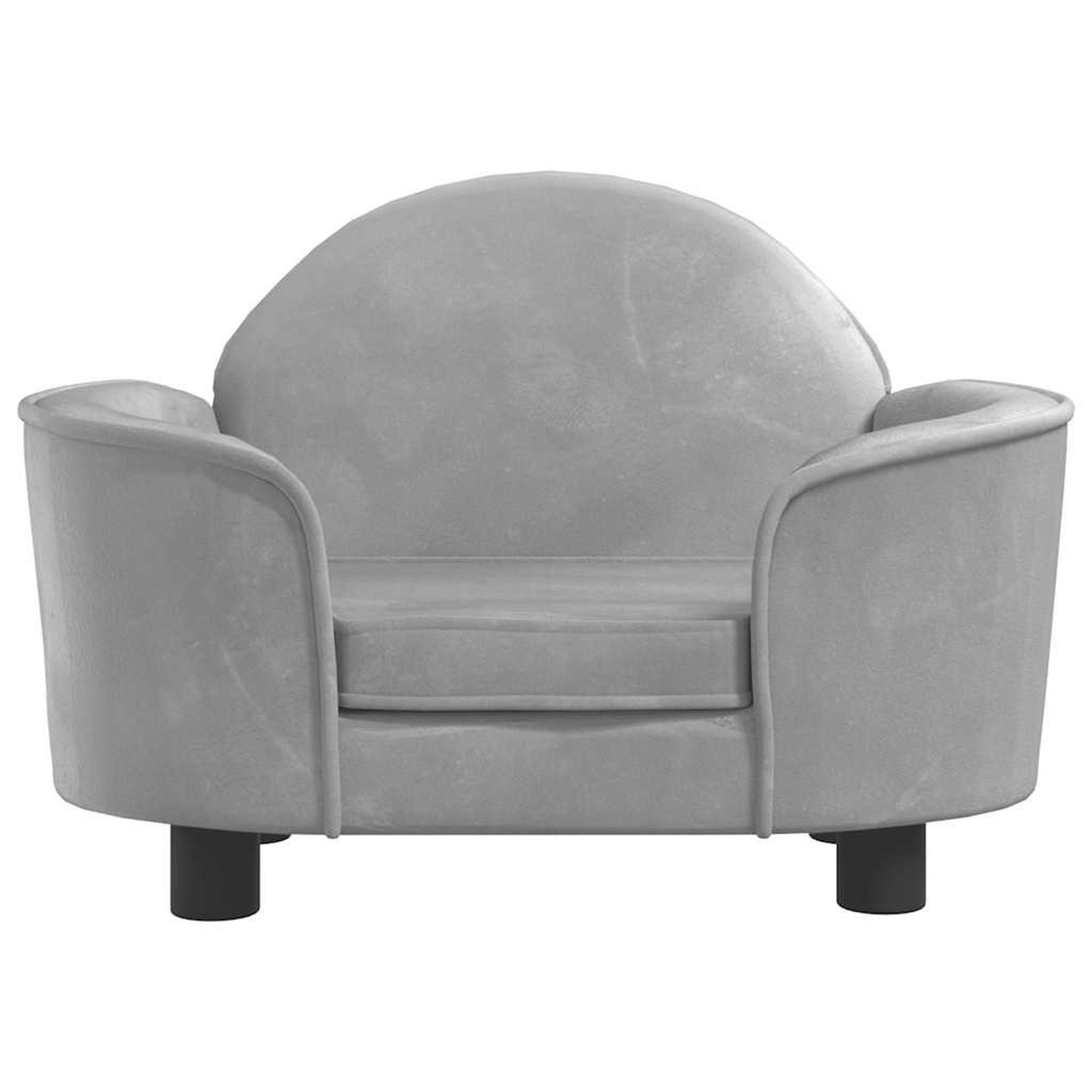 Voir la diapositive 3 : VIDAXL Lit pour chien gris clair 66x40x45 cm velours