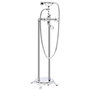 Voir la diapositive 1 : VIDAXL Robinet de baignoire sur pied Acier inoxydable 99,5 cm Argente