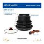 Voir la diapositive 2 : Arthur Martin Batterie de cuisine 8 pieces ARTHUR MARTIN - Aluminium - Poignée Bois - Tous feux dont induction