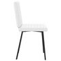 Voir la diapositive 5 : VIDAXL Chaises a manger lot de 2 blanc similicuir