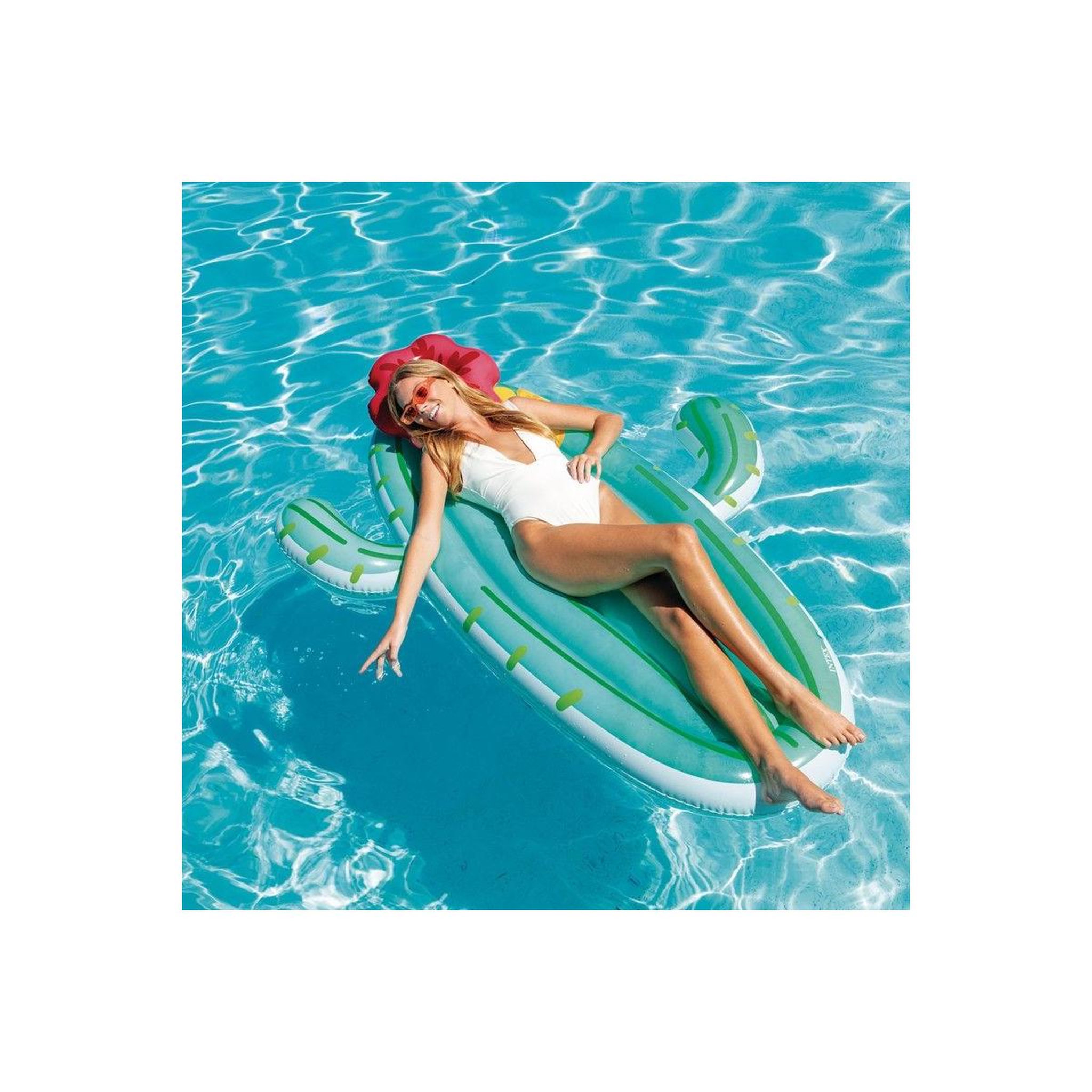 Voir la diapositive 3 : INTEX Matelas de piscine Cactus - Intex