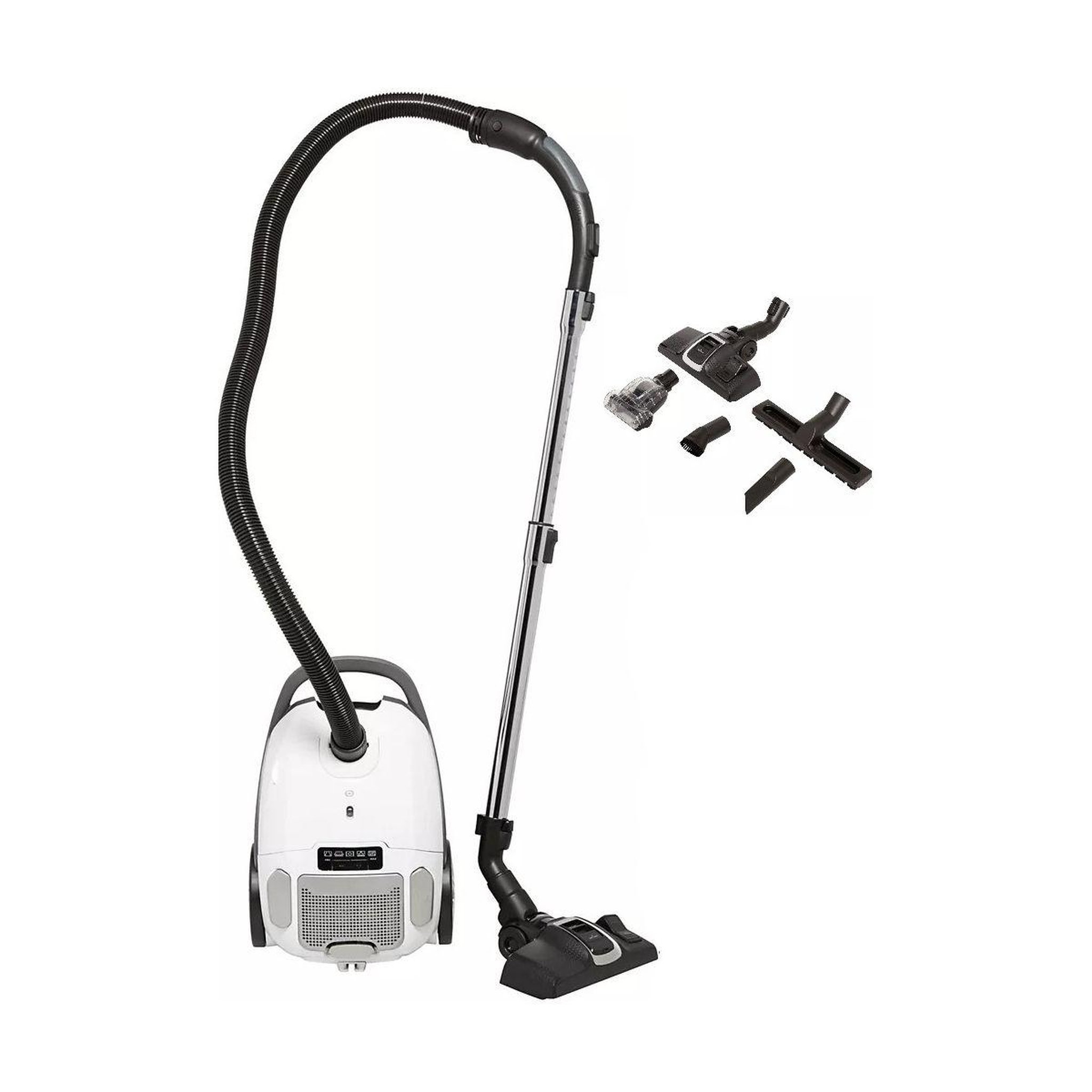 Voir la diapositive 1 : ESSENTIEL B Aspirateur avec sac EAT 68 PET