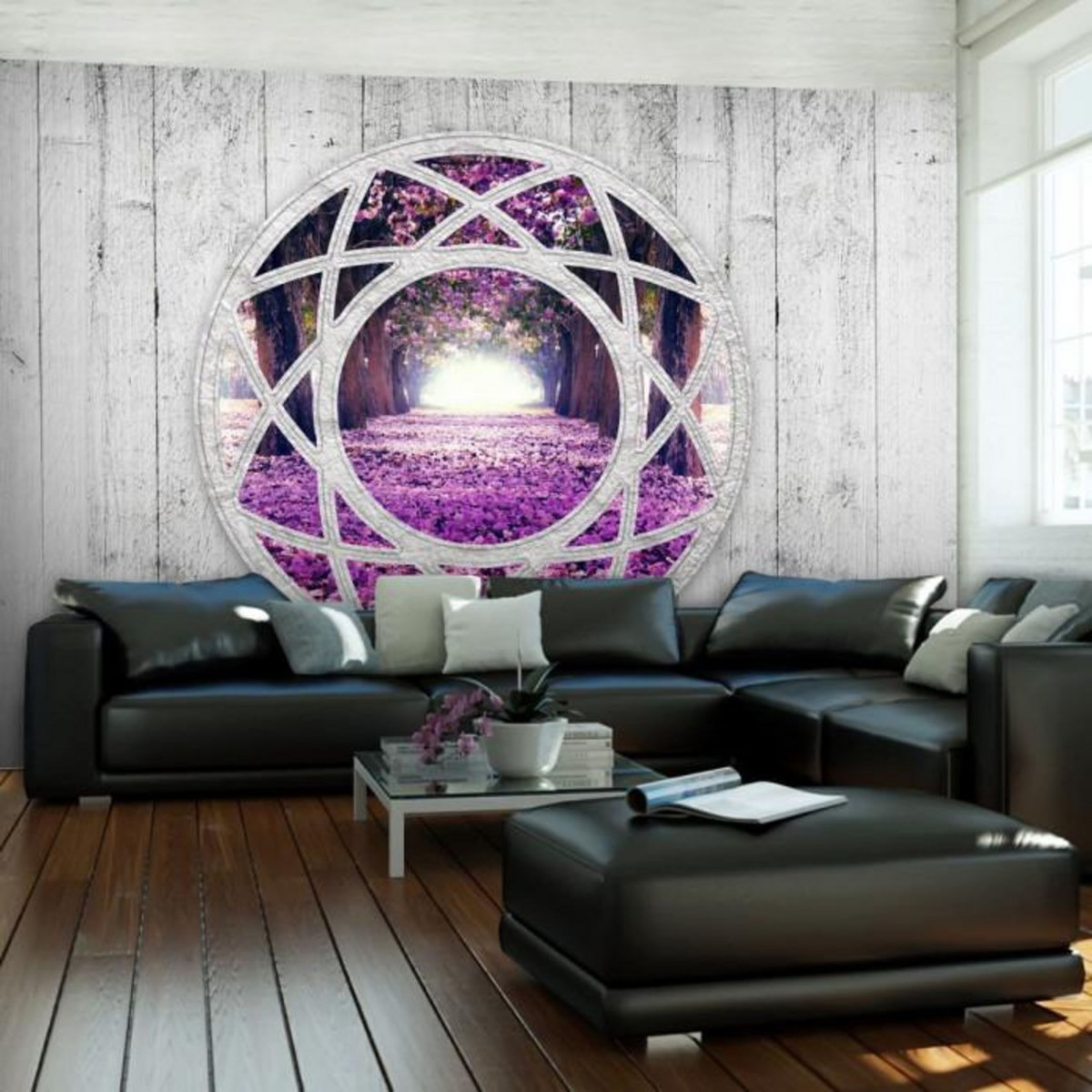 Paris Prix Papier Peint  Fuchsia Landscape