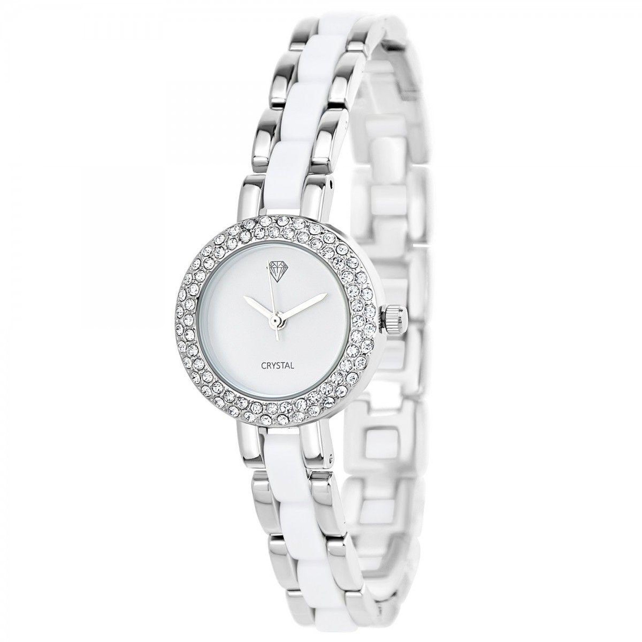 SC CRYSTAL Montre Cassandra élégante ornée de Cristaux scintillants