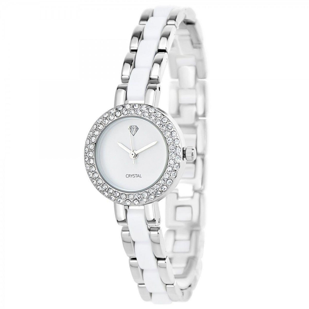 SC CRYSTAL Montre Cassandra élégante ornée de Cristaux scintillants