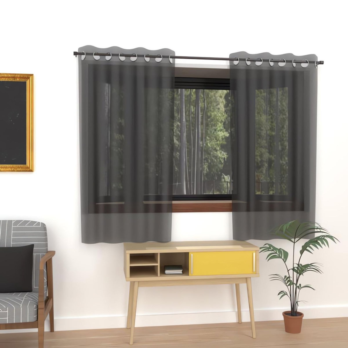 SOLEIL D'OCRE Voilage à oeillets ALIX, par Soleil d'ocre