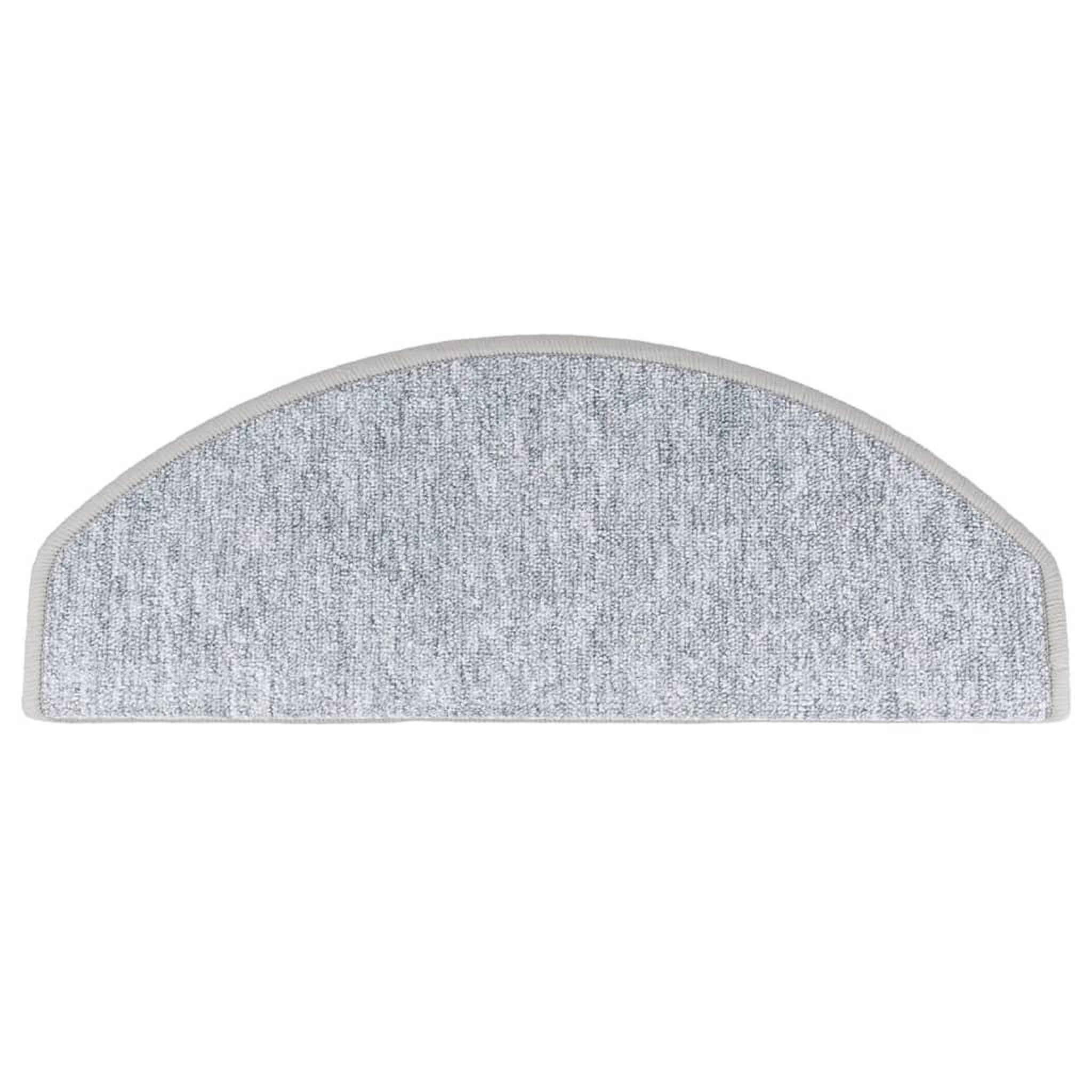 Voir la diapositive 4 : VIDAXL Tapis d'escalier 10 pcs 65x24x4 cm Gris clair