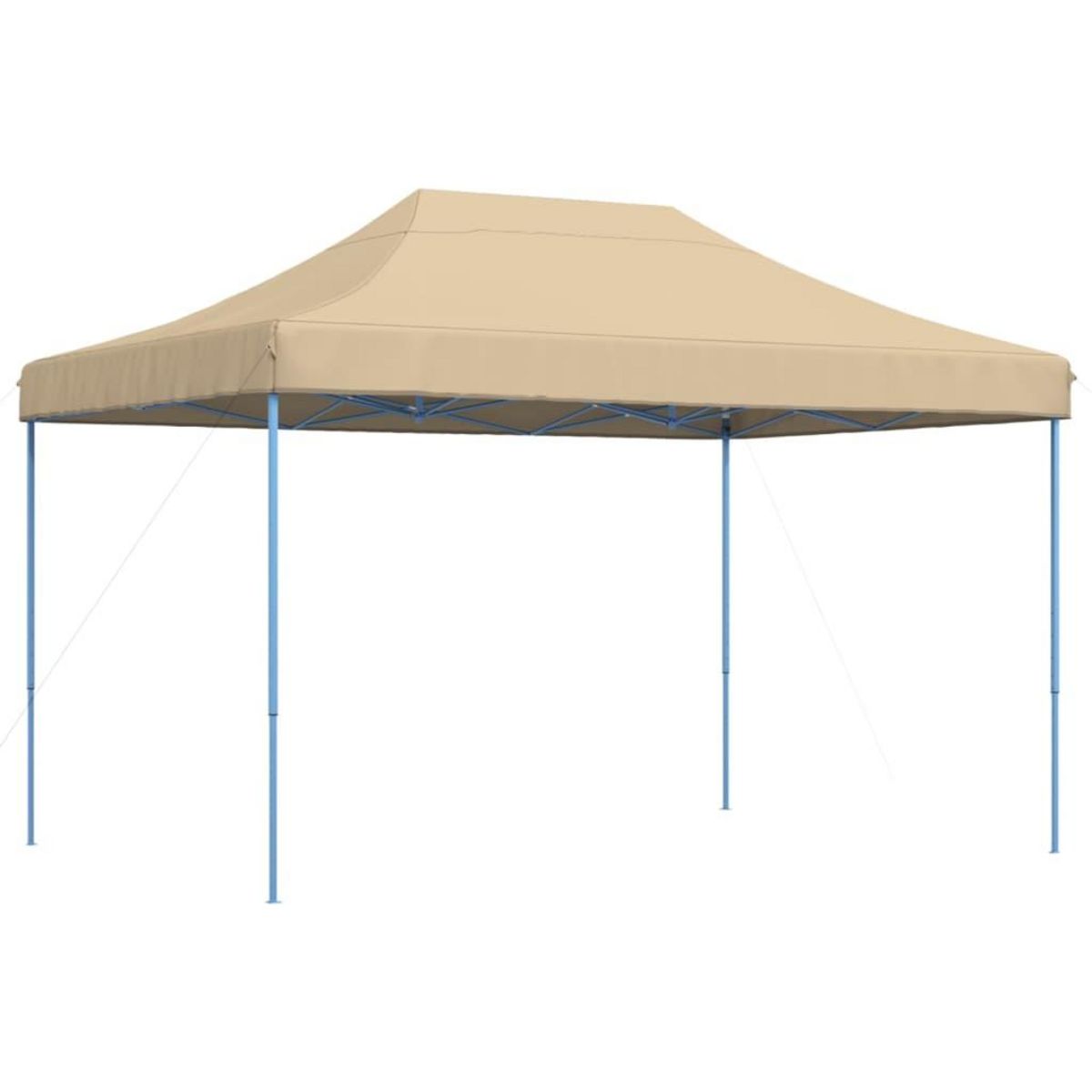 VIDAXL Tente de reception pliable escamotable beige 410x279x315 cm