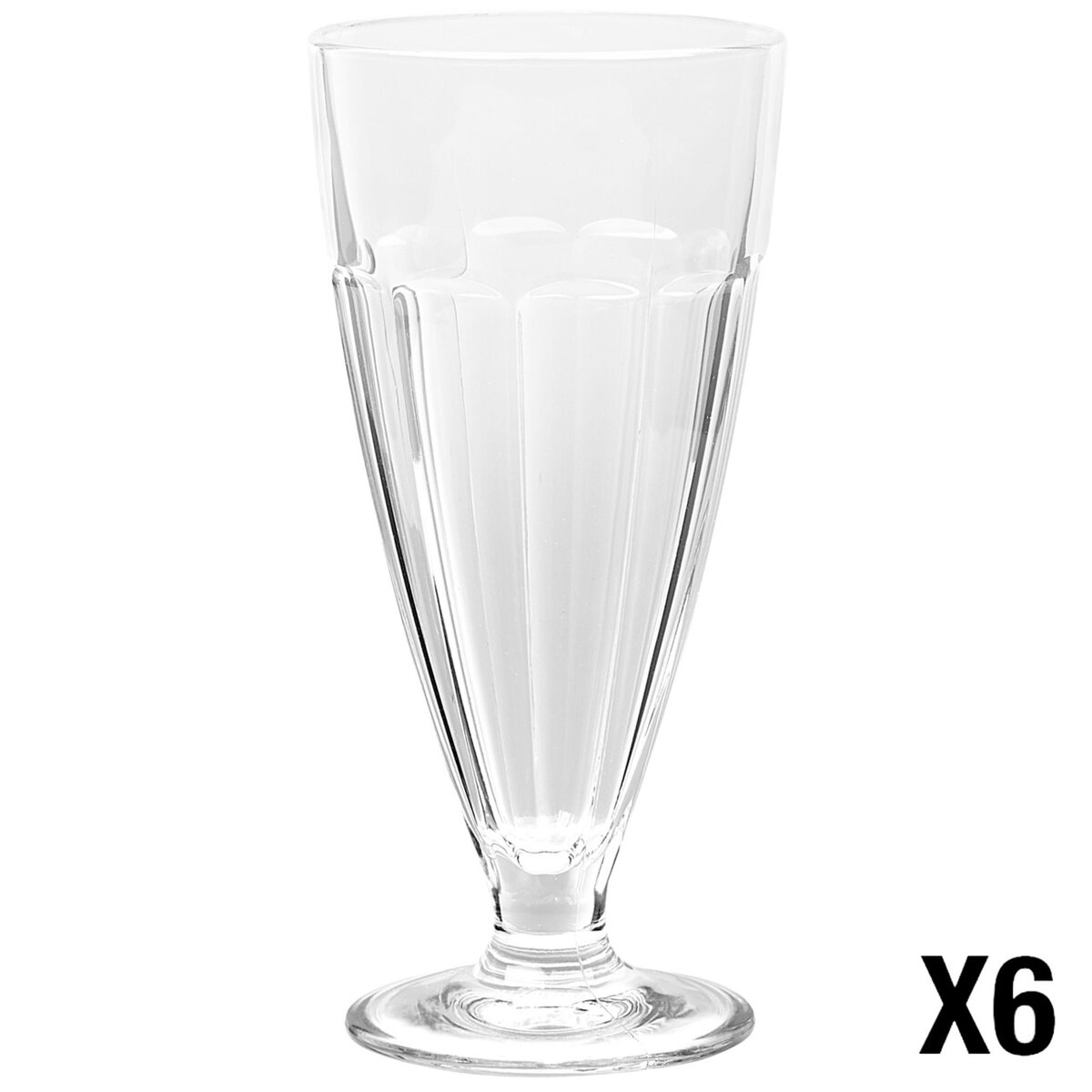 BORMIOLI ROCCO Lot de 6 coupes à glace ROCK BAR 38 cl