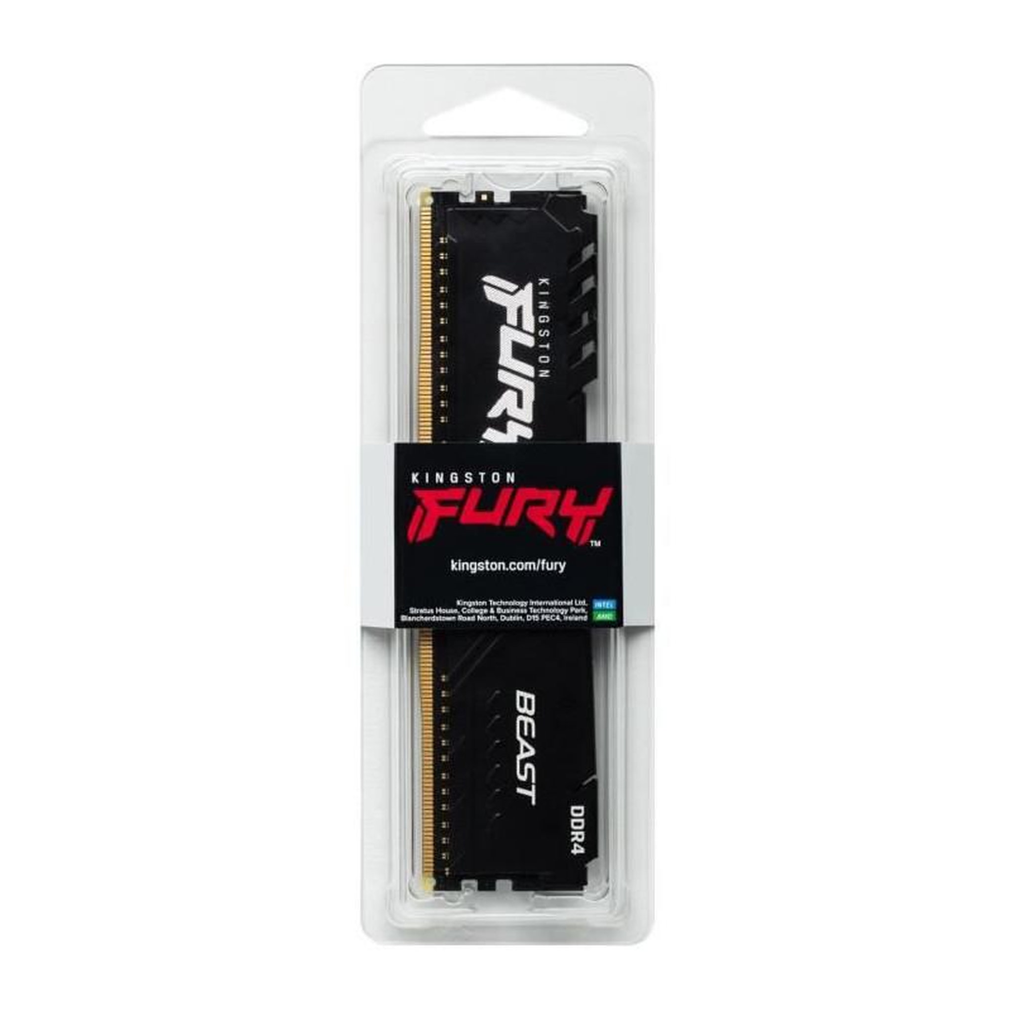 Voir la diapositive 5 : Kingston Memoire Kingston FURY Beast 8 Go DDR4 3200 MHz CL16