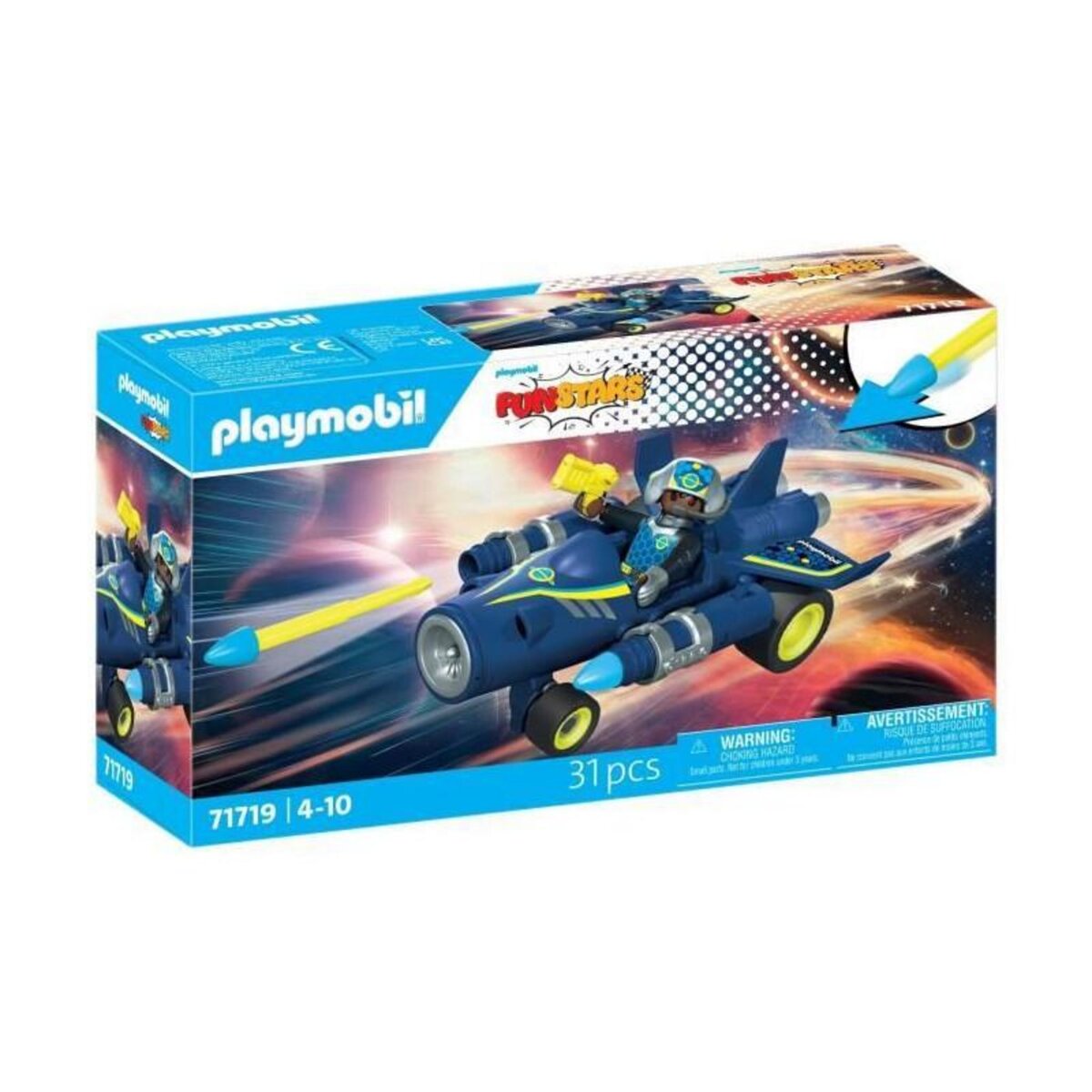 PLAYMOBIL Playmobil 71719 Kart vaisseau spatial, Funstars, 31 pieces, Des 4 ans
