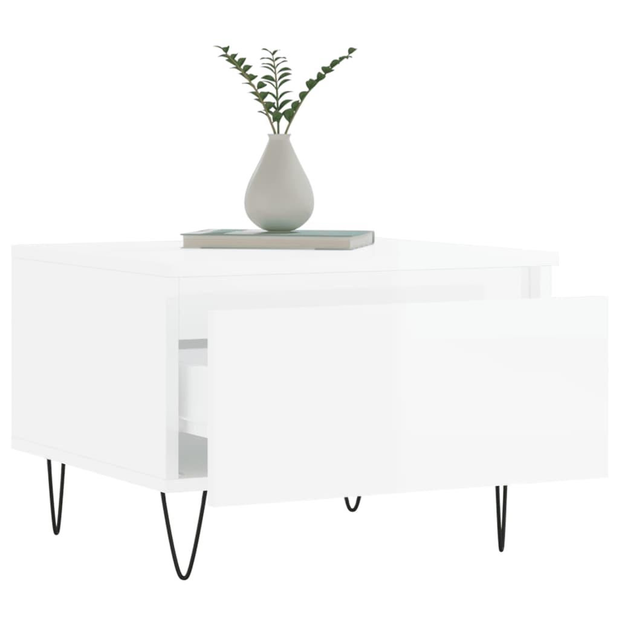 Voir la diapositive 4 : VIDAXL Tables basses 2 pcs blanc brillant 50x46x35cm bois d'ingenierie