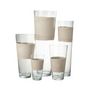 Voir la diapositive 2 : Paris Prix Vase Déco en Verre  Delph  60cm Transparent & Beige