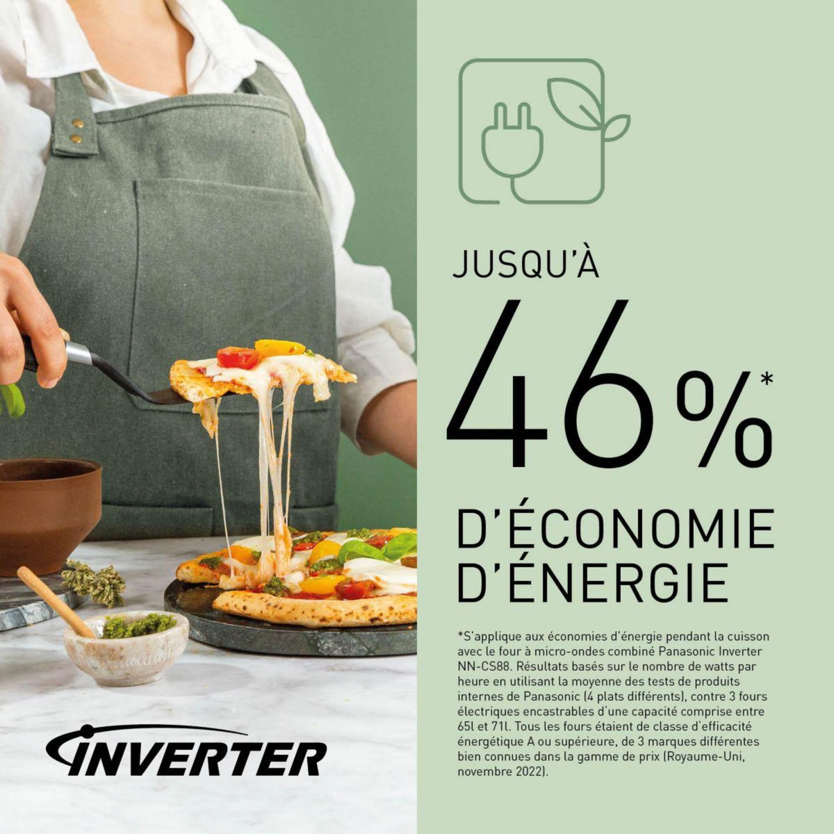 PANASONIC Micro ondes combiné NN-CS88LBEPG