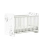 Voir la diapositive 2 : Paris Prix Lit Bébé  Pitt   60x120cm Blanc & Gris