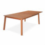 Voir la diapositive 6 : SWEEEK Table de jardin en bois 200-250-300cm - Almeria - Grande table rectangulaire avec allonge eucalyptus. Intérieur / Extérieur
