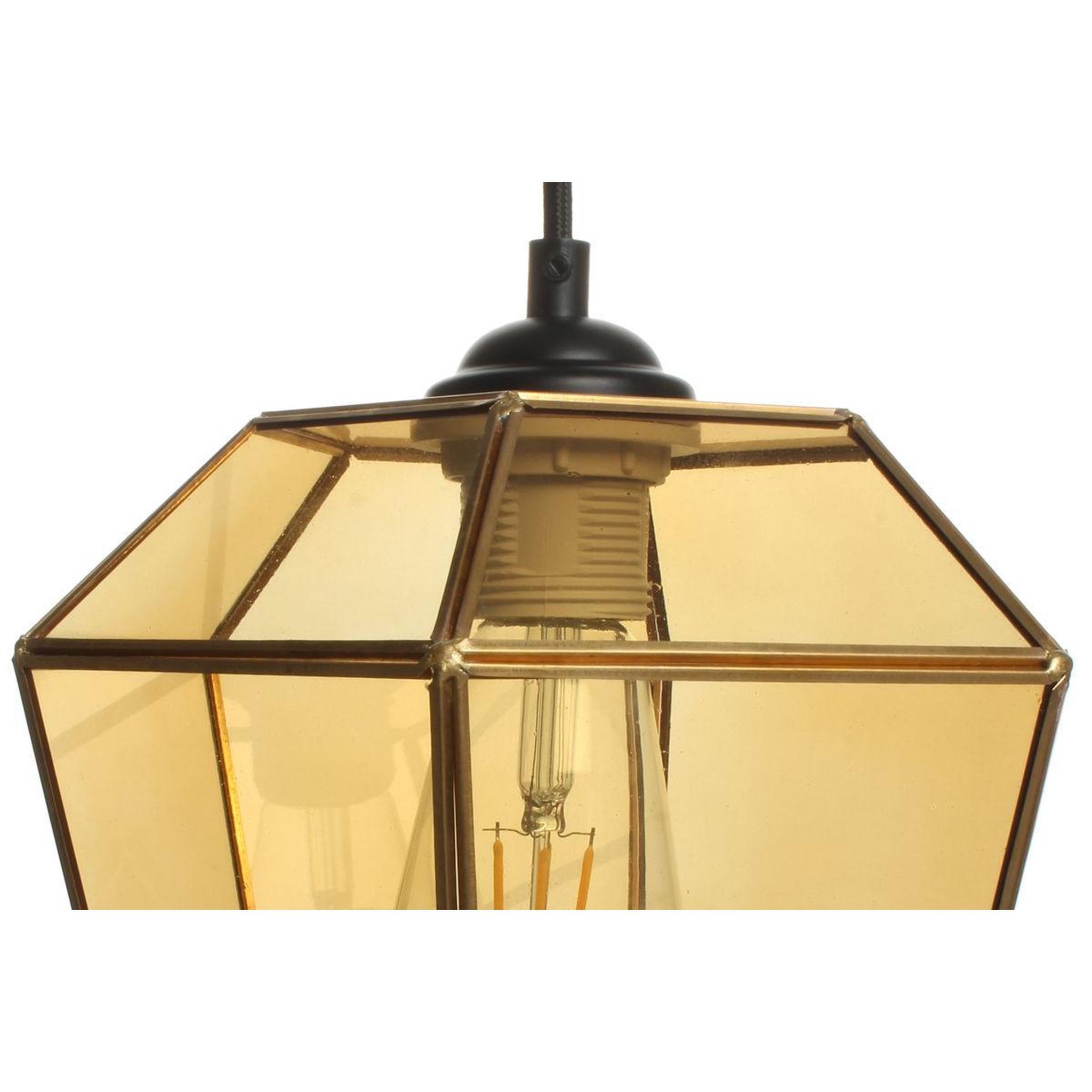 Voir la diapositive 3 : Paris Prix Lampe suspension déco  terias  26cm orange
