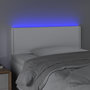 Voir la diapositive 3 : VIDAXL Tete de lit a LED Blanc 80x5x78/88 cm Similicuir