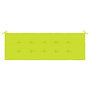 Voir la diapositive 4 : VIDAXL Coussin de banc de jardin vert brillant 150x50x3cm tissu oxford
