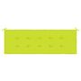 Voir la diapositive 4 : VIDAXL Coussin de banc de jardin vert brillant 150x50x3cm tissu oxford
