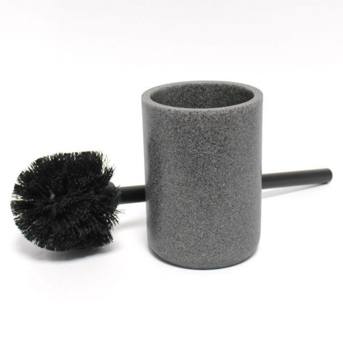 Paris Prix Brosse WC Design  Granite  40cm Gris