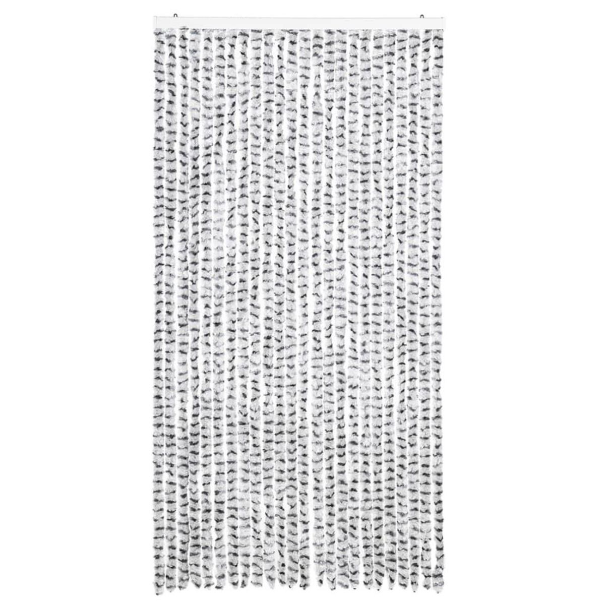 VIDAXL Moustiquaire Gris clair et gris fonce 100x220 cm Chenille