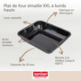 Voir la diapositive 3 : ZENKER Plat à four XXL rectangle en acier émaillé 40 x 34 cm Zenker Spécial cooking