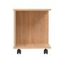 Voir la diapositive 4 : VIDAXL Etagere a roulettes 50x35x42 cm Chene