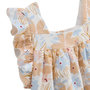 Voir la diapositive 3 : Petit Béguin Robe enfant en gaze de coton Praline