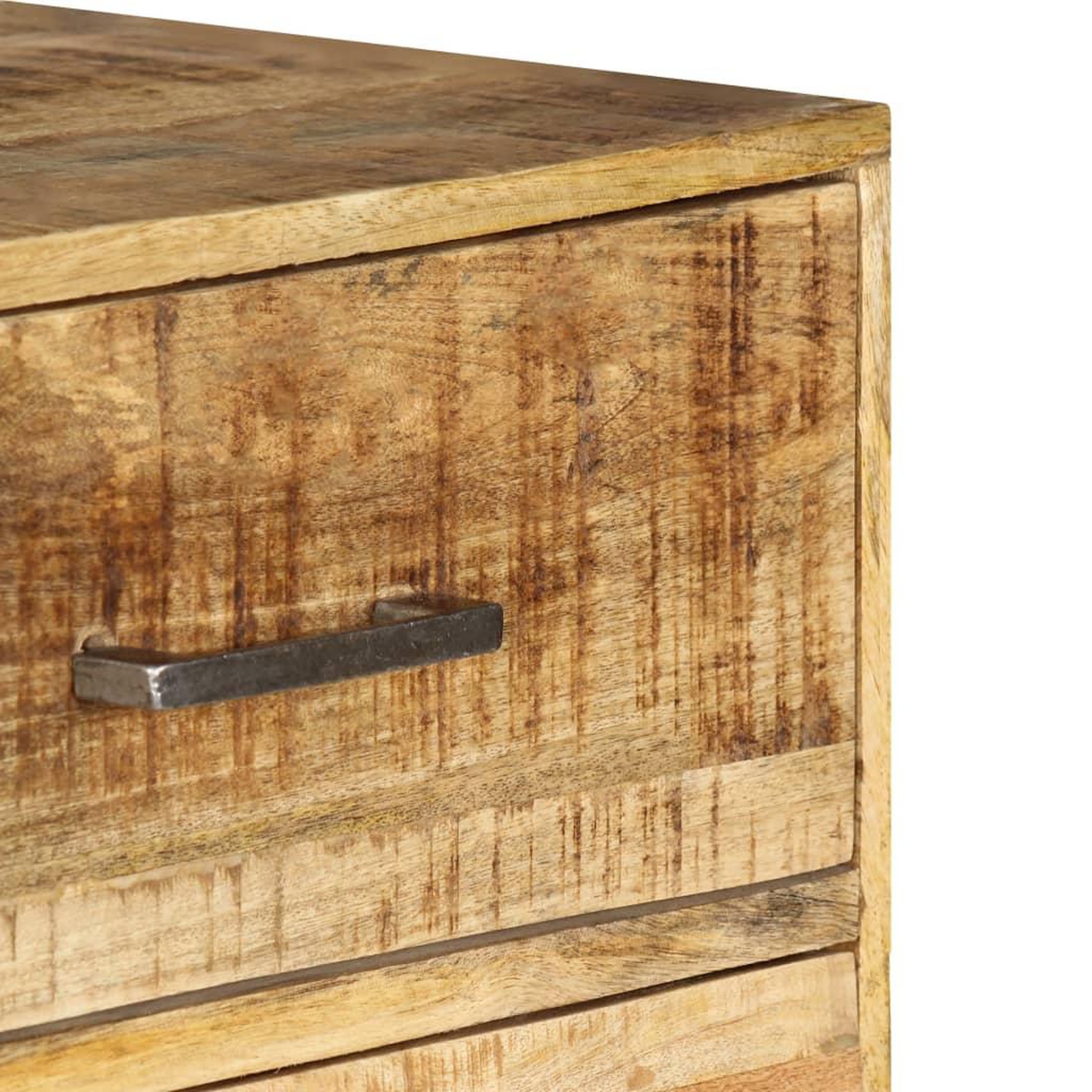 Voir la diapositive 5 : VIDAXL Coffre a tiroirs 45x35x106 cm bois de manguier massif