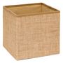 Voir la diapositive 3 : FIVE Pouf Coffre Pliant  Toile de Jute  31cm Naturel