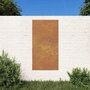 Voir la diapositive 1 : VIDAXL Decoration murale jardin 105x55cm acier corten design du soleil