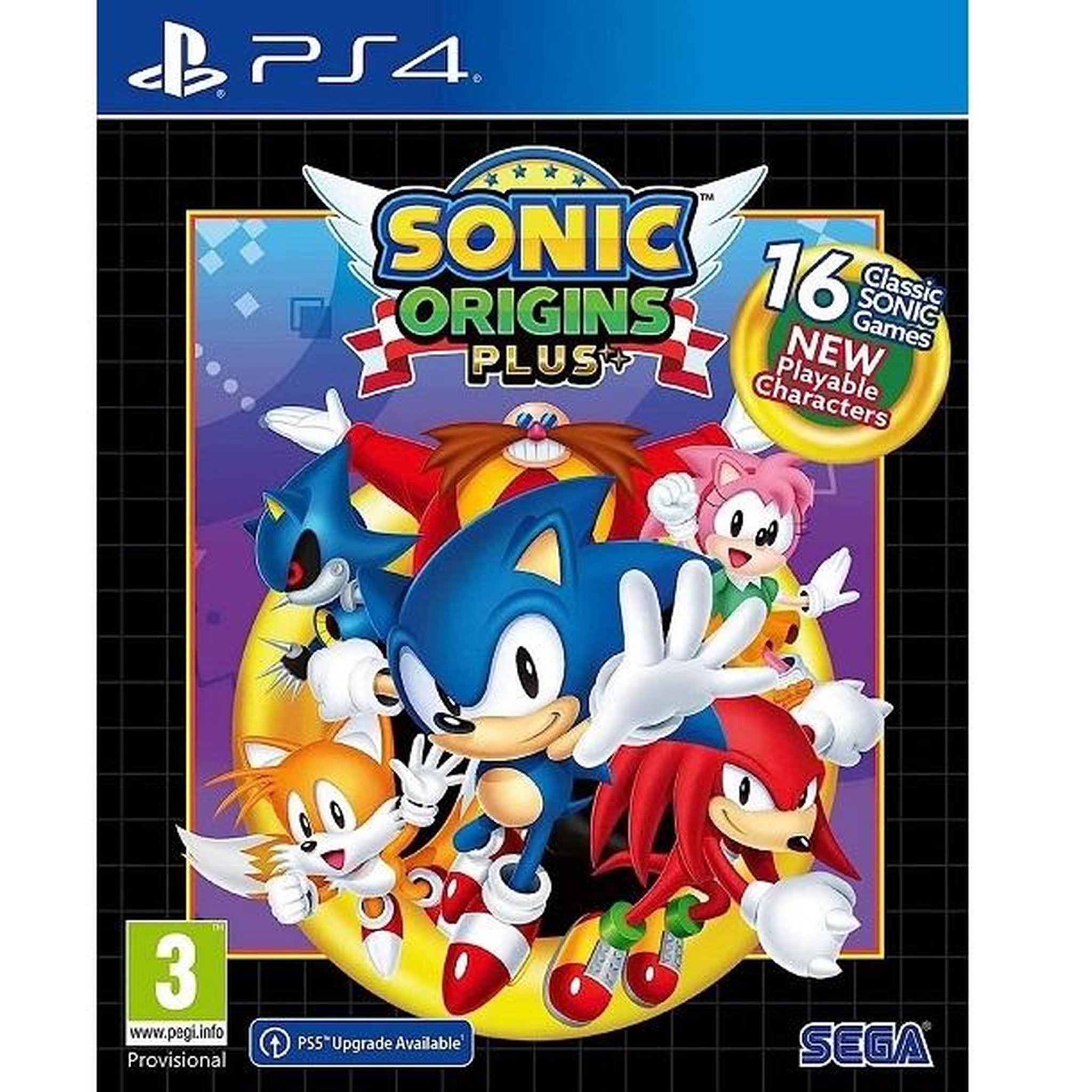 Sega Sonic origins plus ps4