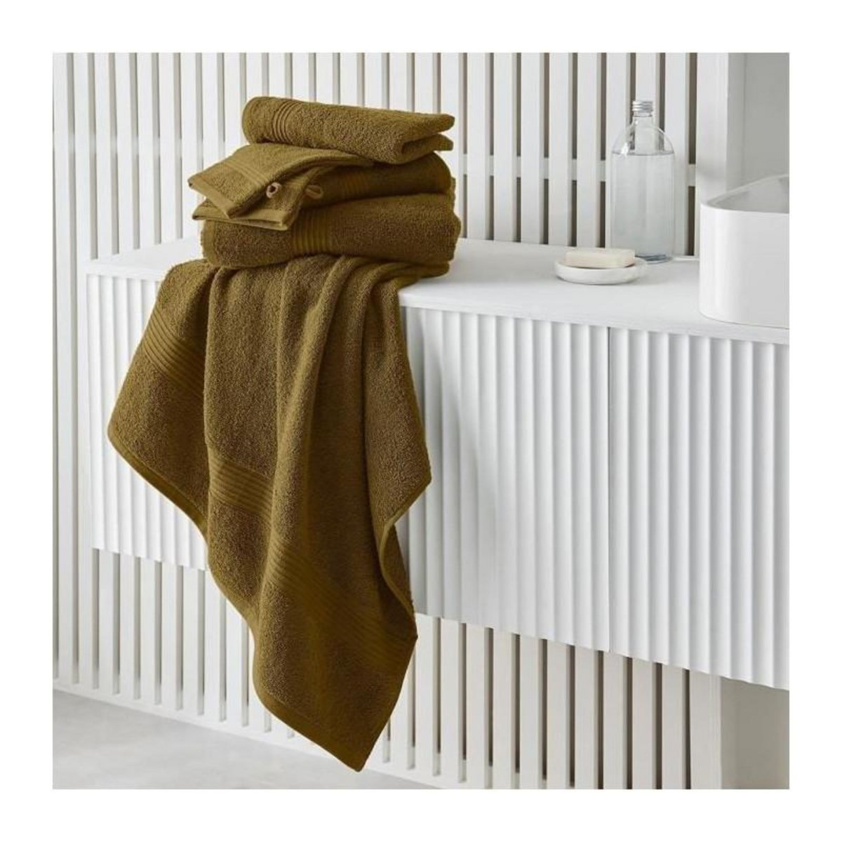 Today TODAY Essential - Drap de bain 70x130 cm 100% Coton coloris bronze