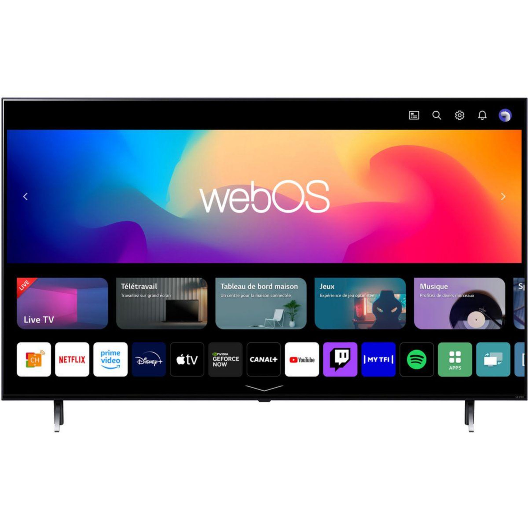 Voir la diapositive 3 : LG TV LED 75QNED75