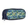 Voir la diapositive 2 : Bagtrotter Bagtrotter - Phileas  - Requins - Trousse Scolaire Rectangulaire - Marine - 2 Compartiments Zippés - 23x7x10cm - Matière Polyester - Accessoire et Papeterie Scolaire